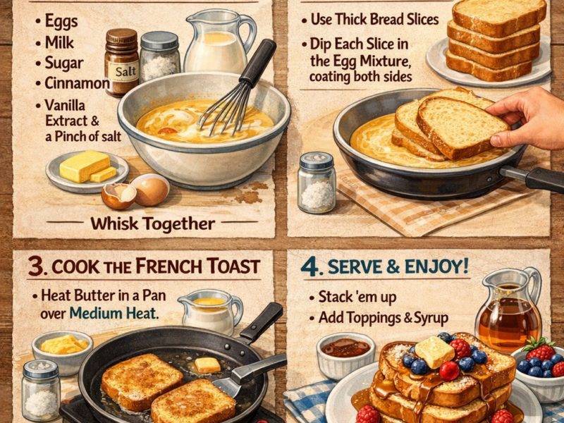 Easy French Toast Recipe for a Perfect Breakfast