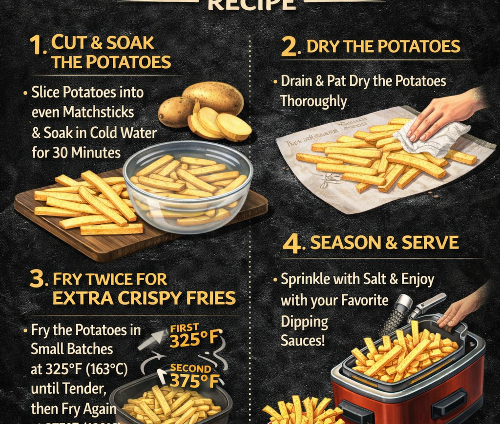 Crispy Homemade French Fries Recipe