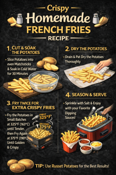 Crispy Homemade French Fries Recipe
