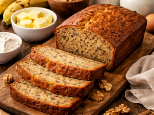Classic Banana Bread Recipe with Simple Ingredients